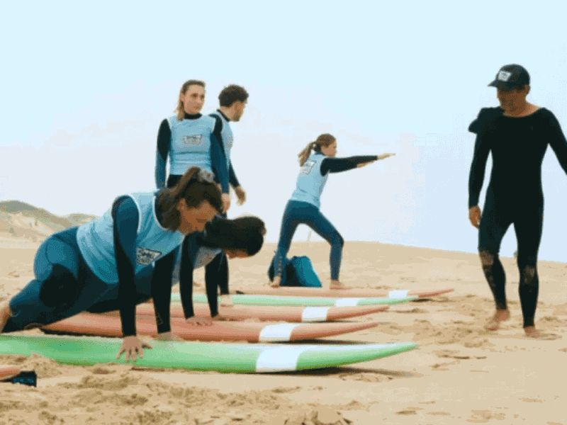 Billet Cours de surf collectif à Seignosse (40)