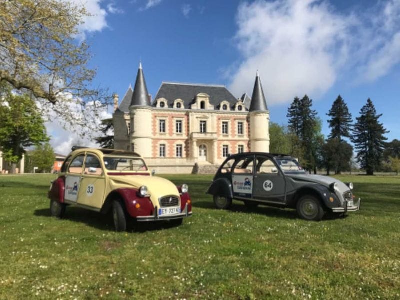 Billet Visite privée du vignoble du Médoc en 2CV