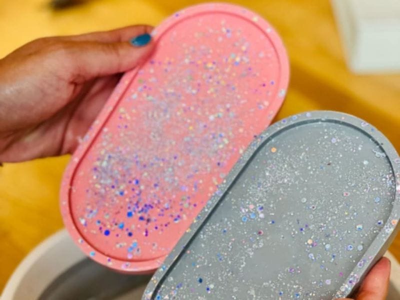 Billet Atelier création d'objet en Jesmonite à Metz (57)