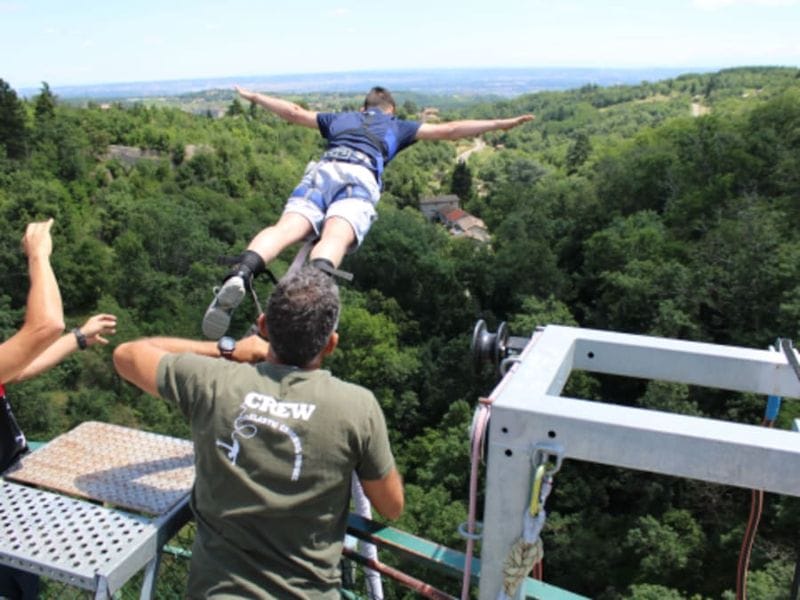 Billet Saut à l'élastique au Viaduc de Pélussin (42)