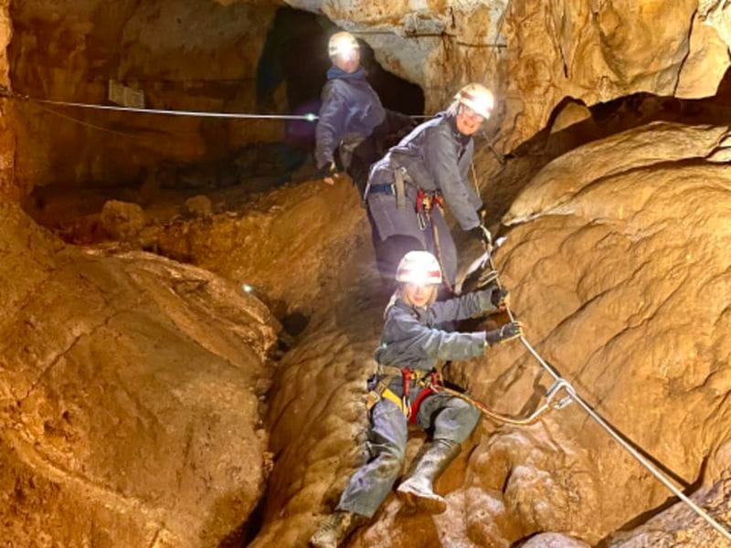 Billet Via Souterrata : Via Ferrata Spéléologie en grotte à Caille (06)