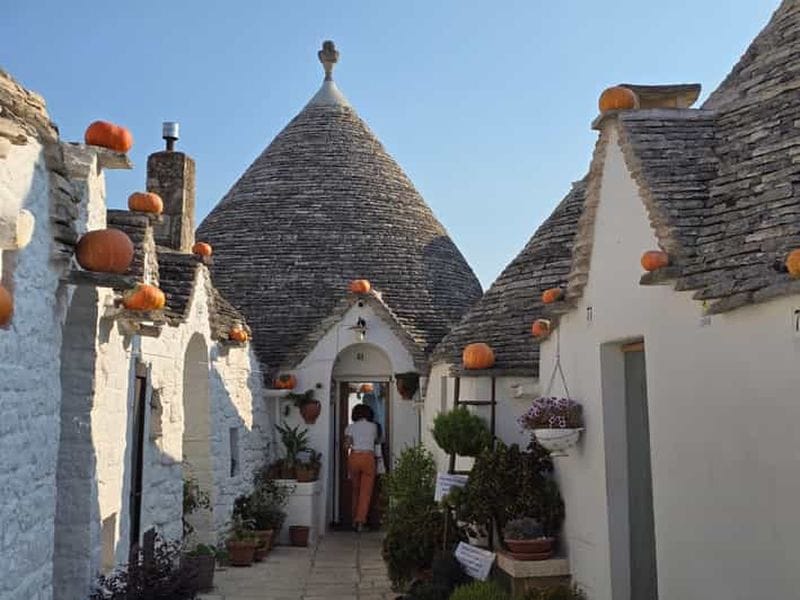 Billet Alberobello, Locorotondo et Ostuni : guide de la région et déjeuner
