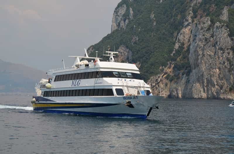 Billet Ferry de Salerne à Amalfi, Capri et Positano