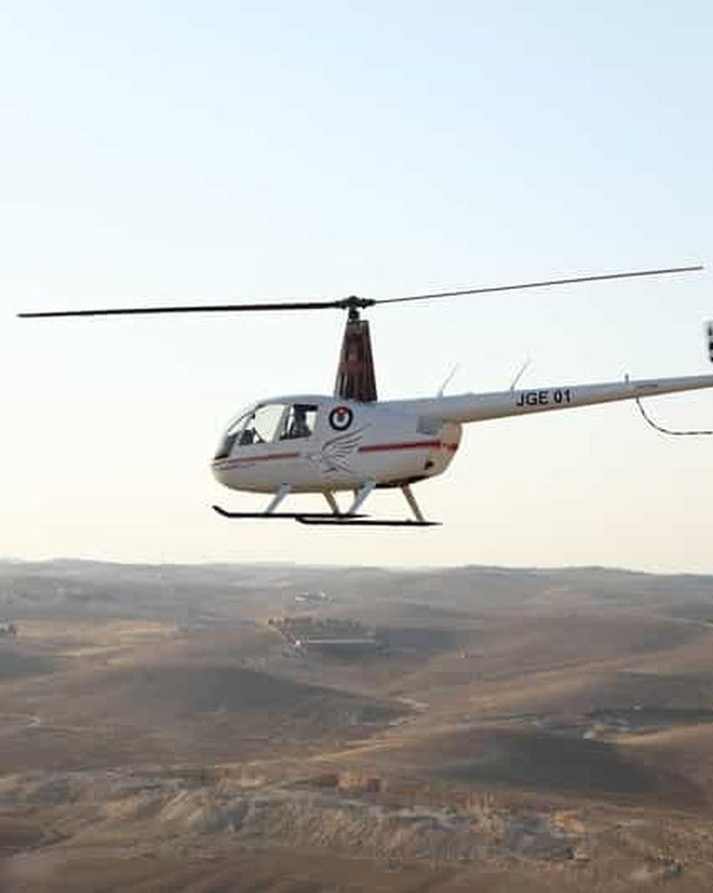 Billet Amman : excursion en hélicoptère au mont Nébo avec temps d'exploration