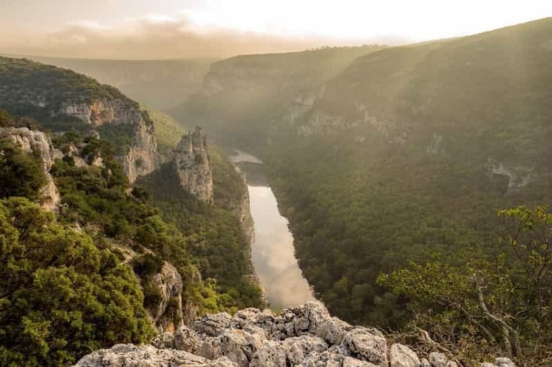 Billet Descente Réserve Naturelle de l'Ardèche en Canoë Kayak : 5h00 - env. 24km