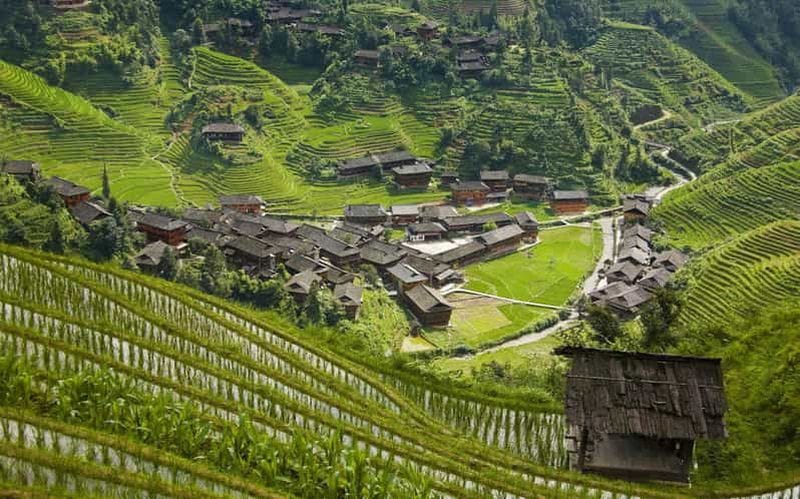 Billet Depuis Guilin : rizières en terrasse de Longji, village Yao et Jinkeng – excursion en groupe
