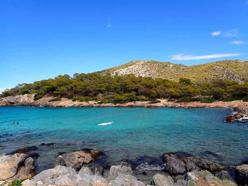 Billet Depuis Perdika : croisière d'une demi-journée en petit groupe à Agistri et Metopi