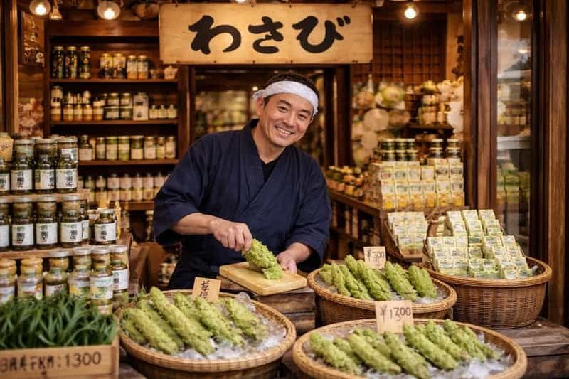 Billet Shizuoka : expérience de fabrication de wasabi avec dégustation
