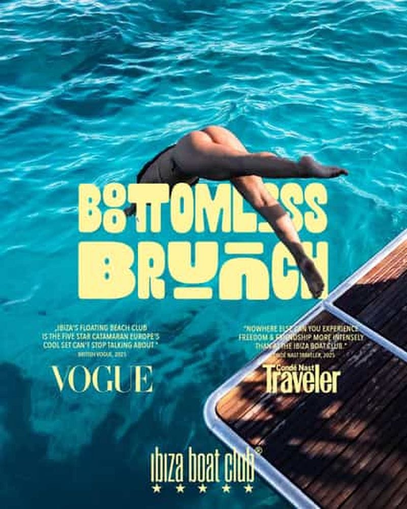 Billet Ibiza : pass d'une demi-journée à l'Ibiza Boat Club avec brunch et boissons