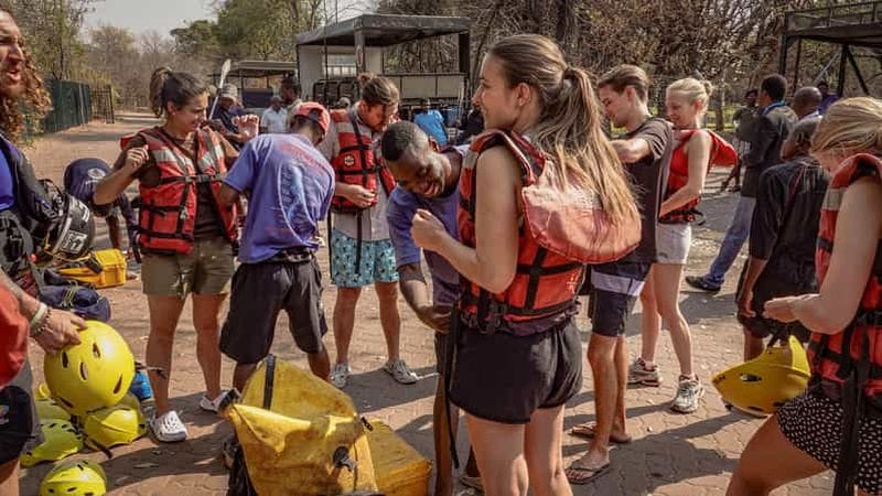 Billet Depuis Kasane : Journée entière de rafting en eaux vives