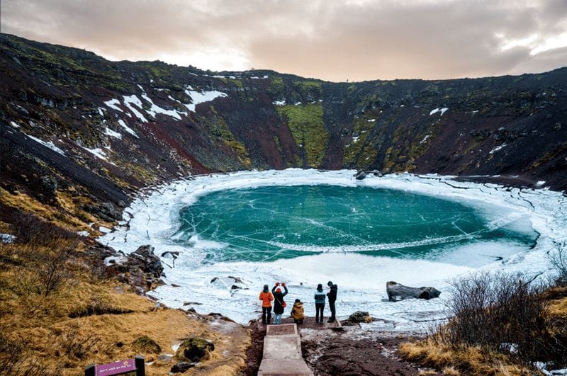 Billet Billet d'entrée pour le cratère volcanique de Kerið