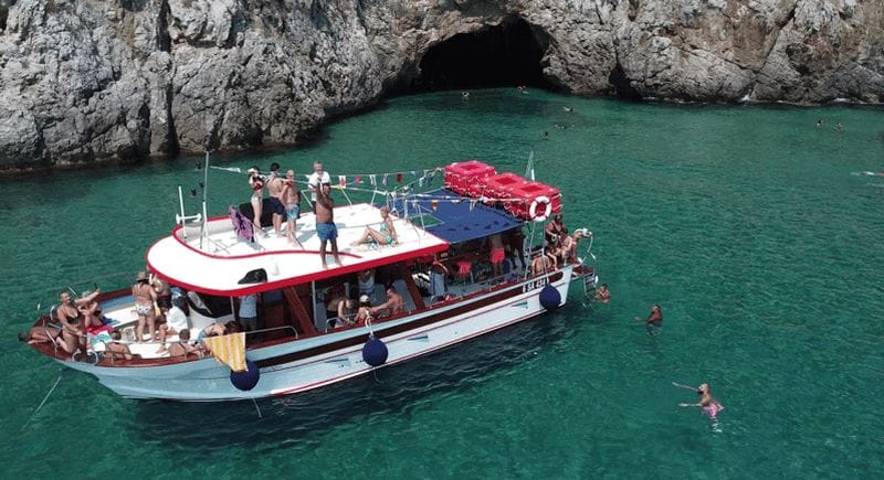 Billet Sperlonga : Croisière à la Grotte Bleue avec baignade