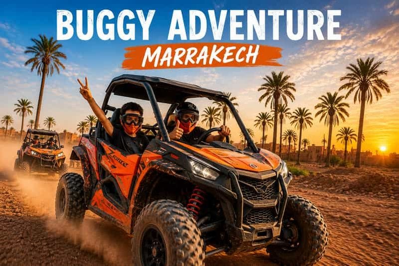 Billet Marrakech Buggy Palmerie et Désert