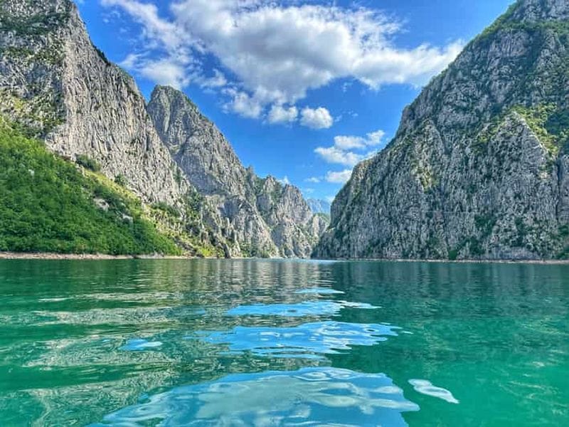 Billet Depuis Tirana/Durrës/Shkodra : excursion au lac Koman et à la rivière Shala