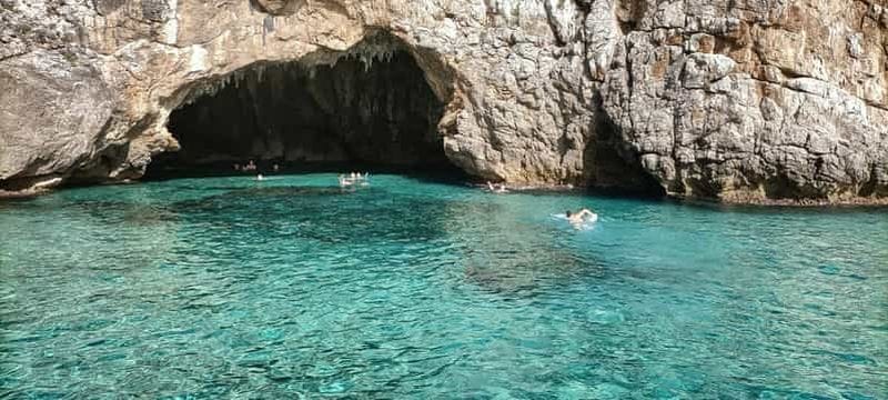 Billet Excursion en bateau et baignade à la Grotta Azzurra de Sperlonga
