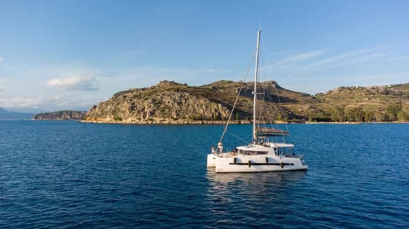 Billet Croisière en catamaran à Nauplie, baignade et coucher de soleil