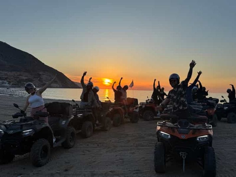 Billet Crète : Quad au coucher du soleil ou au matin avec dégustation de produits locaux