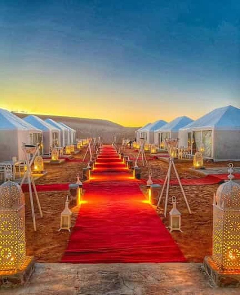 Billet Marrakech : Circuit de luxe de 3 jours à Merzouga avec option chameau et quad