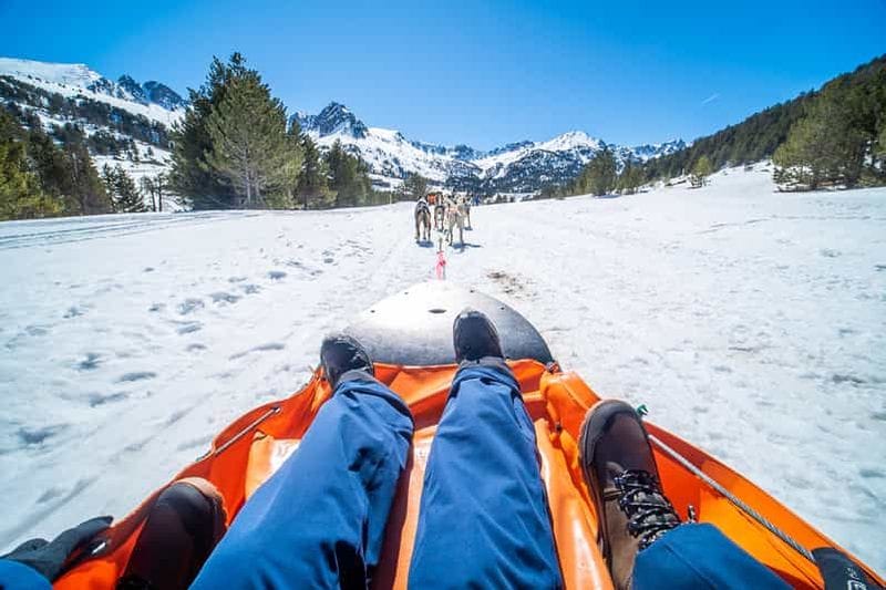 Billet Grandvalira : excursion en traîneau à chiens en Andorre