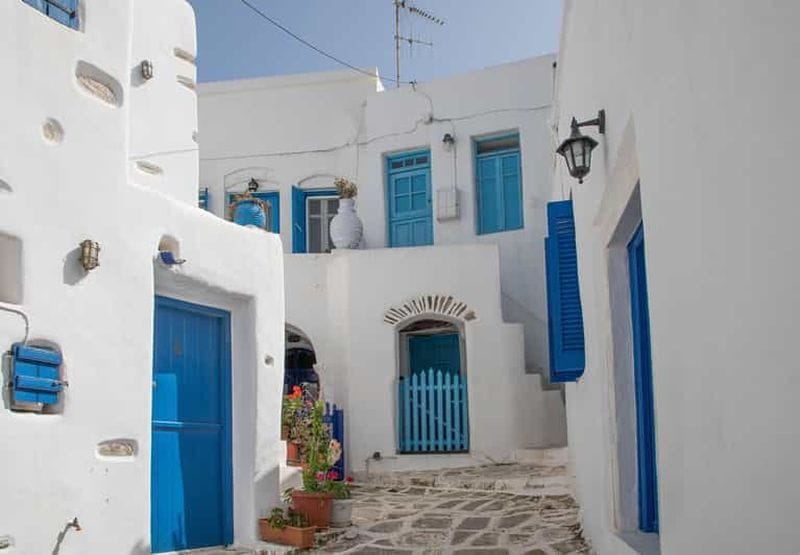Billet Paros : visite de Lefkes, Naoussa et d'un village de pêcheurs, avec dégustation de tarte