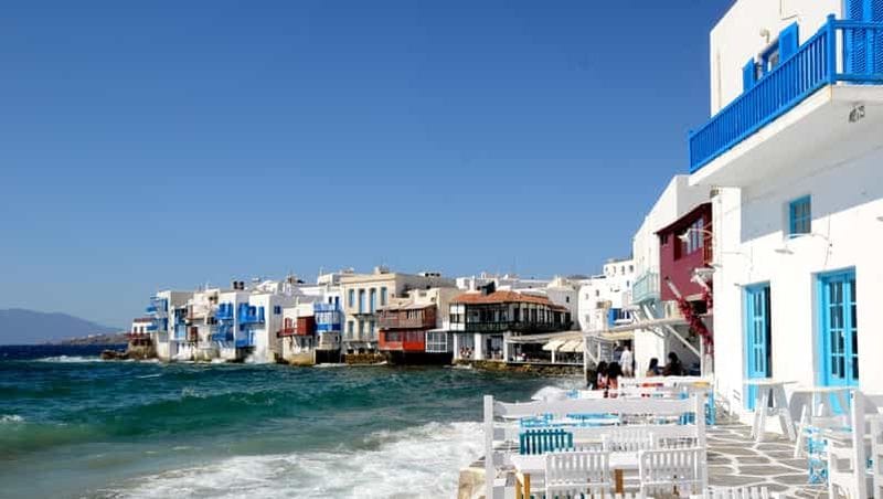 Billet Mykonos : prise en charge au terminal des bateaux de croisière et visite touristique
