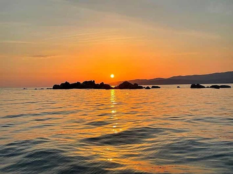 Billet Propriano : sortie coucher de soleil golfe du Valinco
