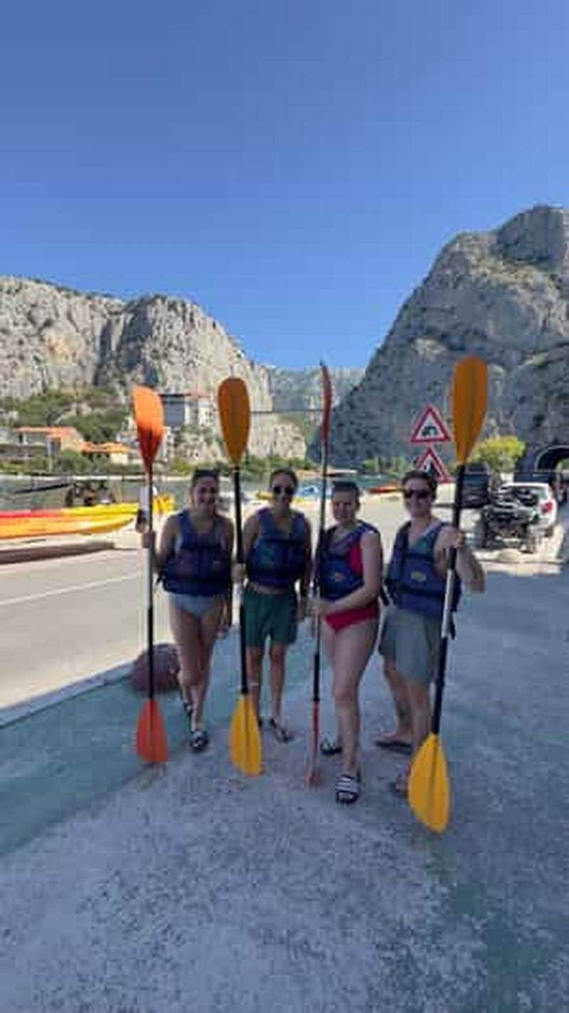 Billet Depuis Omiš/Split : 4 heures de kayak dans le parc naturel protégé de Cetina