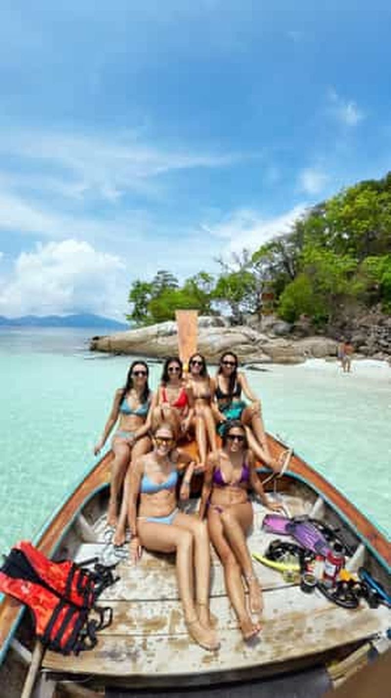 Billet Lipe : programme de plongée avec tuba en bateau à longue queue vers les îles extérieures B