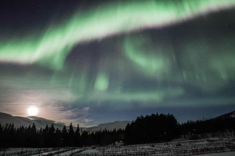 Billet Akureyri : excursion d'une journée en 4x4 pour observer les aurores boréales