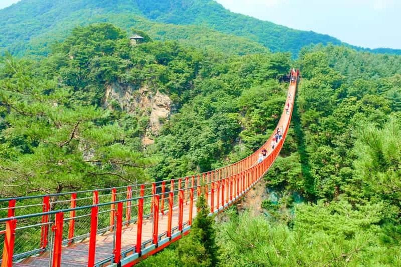 Billet Séoul : visite du troisième tunnel et du pont suspendu de la DMZ