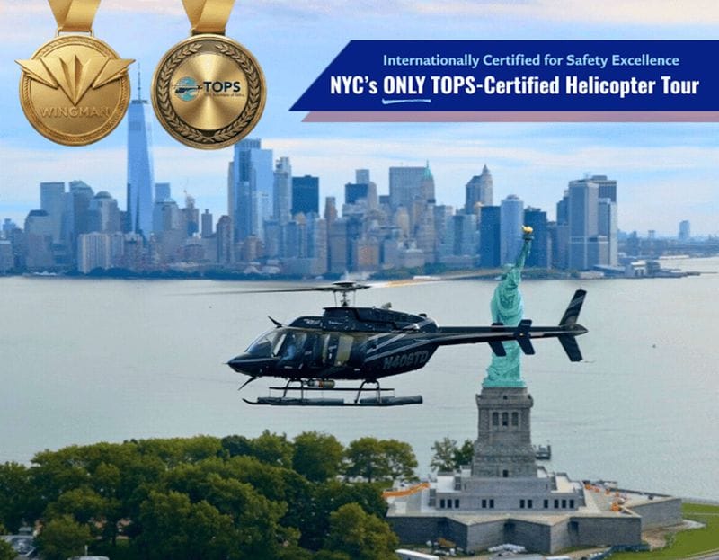 Billet NYC : Tour de Manhattan en hélicoptère