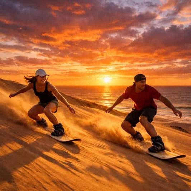 Billet Agadir : visite du désert, sandboard et balade en chameau en option