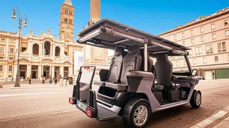 Billet La Rome du Caravage dans une superbe voiturette de golf