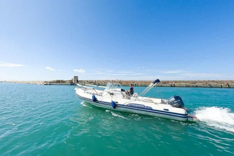Billet Excursion aux îles Égades en bateau ou en zodiac Trapani Favignana Levanzo