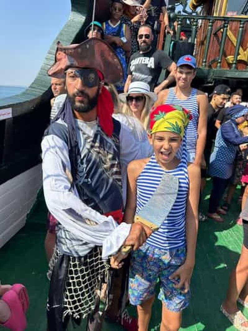 Billet Hammamet : Excursion en bateau pirate avec transferts à l'hôtel
