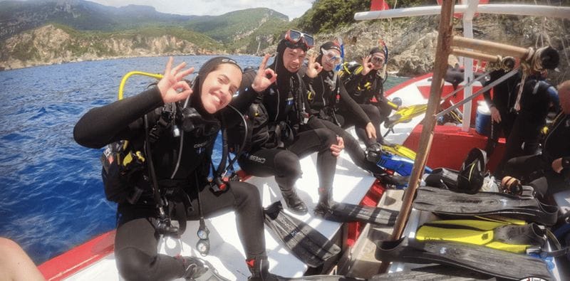 Billet Corfou : cours de plongée sous-marine pour débutants