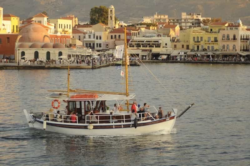 Billet La Canée : croisière en bateau vers Agioi Theodoroi et l'île de Lazaretta