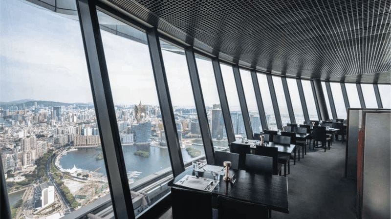 Billet Macao : Dîner buffet au 360 Café dans la Tour Macao avec vue sur la ville