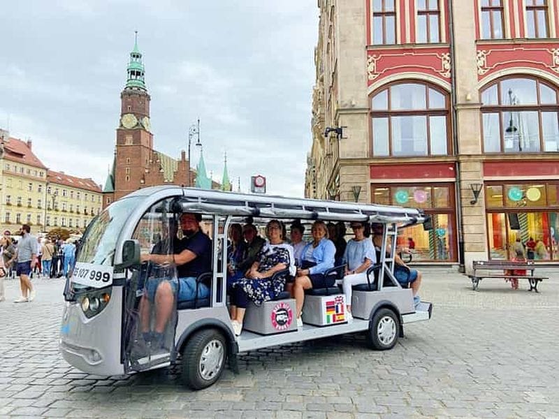 Billet Wroclaw : Visite guidée en voiture électrique et audioguide
