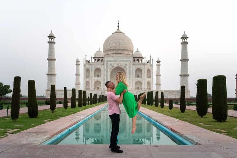 Billet Delhi : visite privée du Taj Mahal avec un photographe professionnel