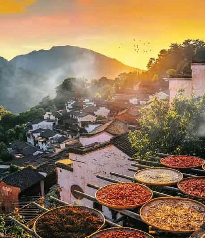 Billet Jiangxi : billet d'entrée au village de Wuyuan Huangling et télécabine
