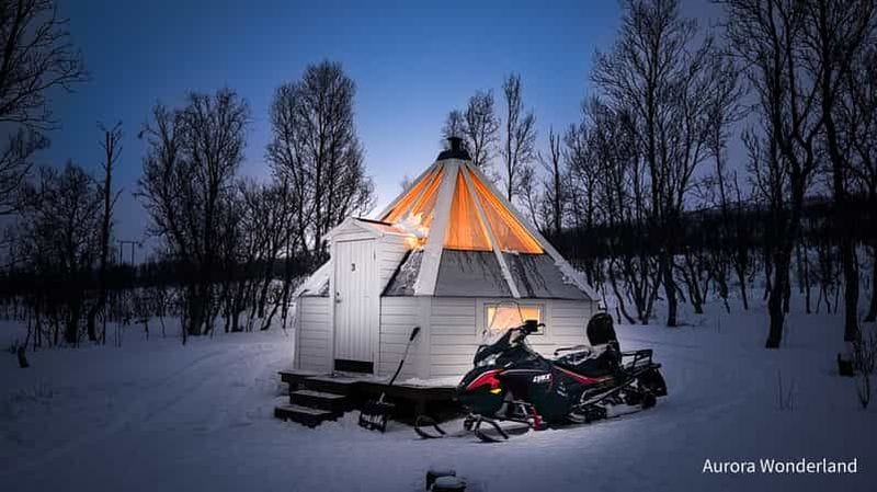 Billet Tromsø : excursion en motoneige et nuit en lavvu