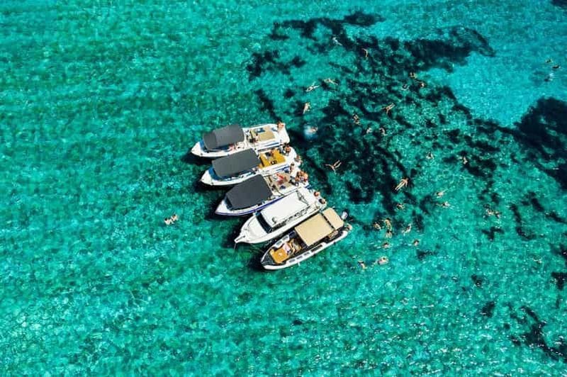 Billet Split : visite du Blue Lagoon et de 3 îles en hors-bord | Petit groupe