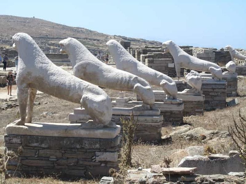 Billet Au départ de Naxos : Excursion en bateau d'une journée à Delos et Mykonos