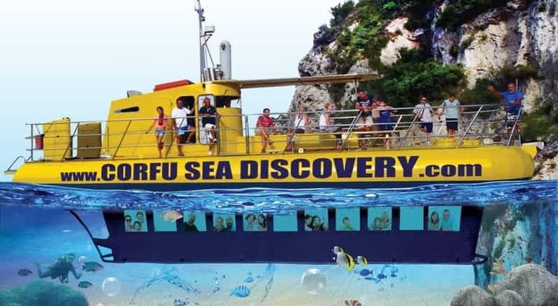 Billet Corfou : Croisière sous-marine à Paleokastritsa