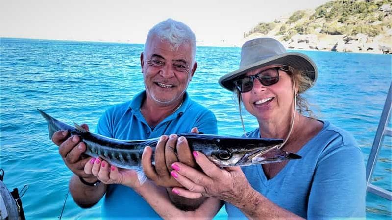 Billet Rhodes : Excursion de pêche, plongée en apnée, barbecue et guide professionnel