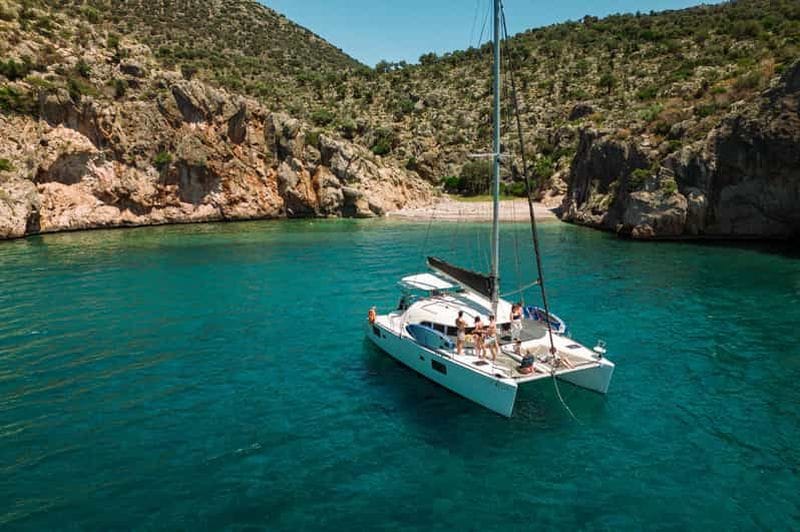 Billet Nauplie : Croisière en catamaran avec repas et boissons
