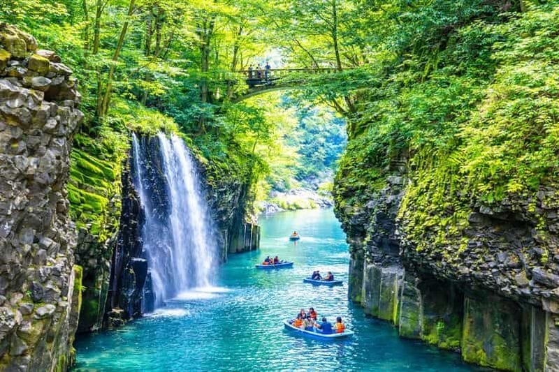 Billet Excursion au mont Aso et aux gorges de Takachiho avec tour en bateau en option