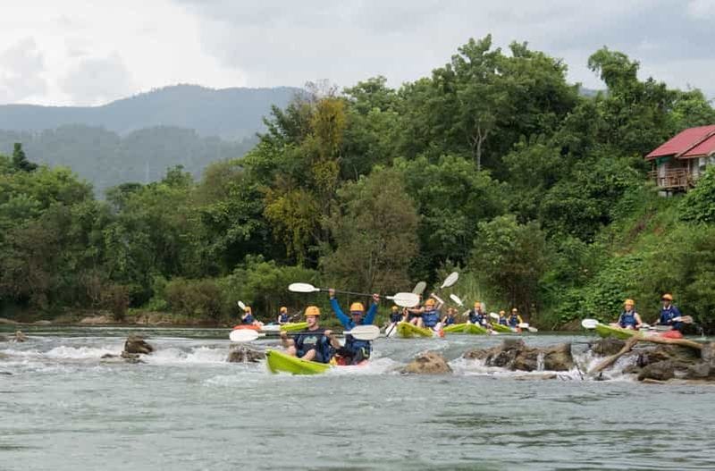 Billet Vang Vieng : Excursion en kayak sur la rivière Nam Song