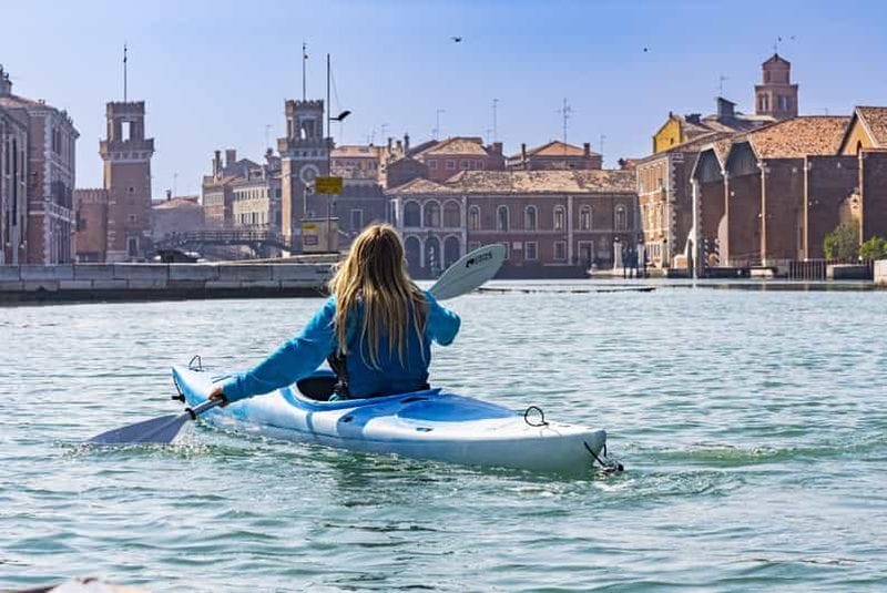 Billet Visite de Venise en kayak pour débutants dans l'arsenal médiéval